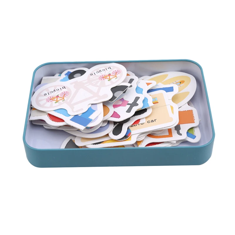 

Card Puzzle Matching Game Box Kids Kindergarten Enlightenment Educational Toys