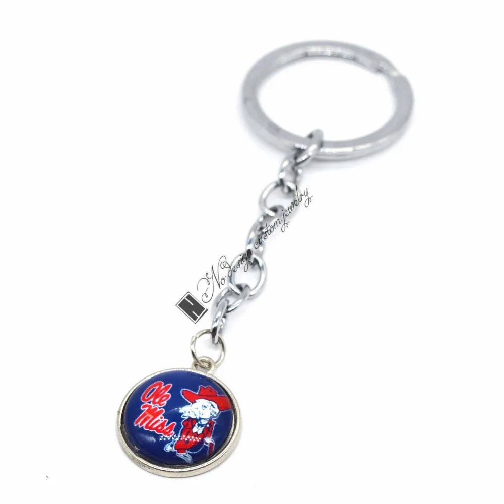 2019 футбольный ювелирный брелок NCAA Mississippi Rebels Charms/18 мм защелкивающиеся кнопки