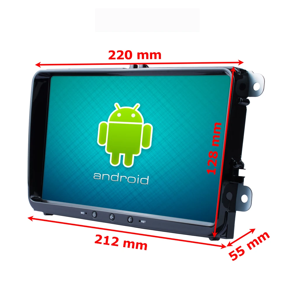 Автомагнитола Camecho 2 Din стерео Android 8,1 Автомобильный мультимедийный плеер для VW/Volkswagen/Skoda/Golf/Polo/Passat/b7/b6/SEAT/Tiguan