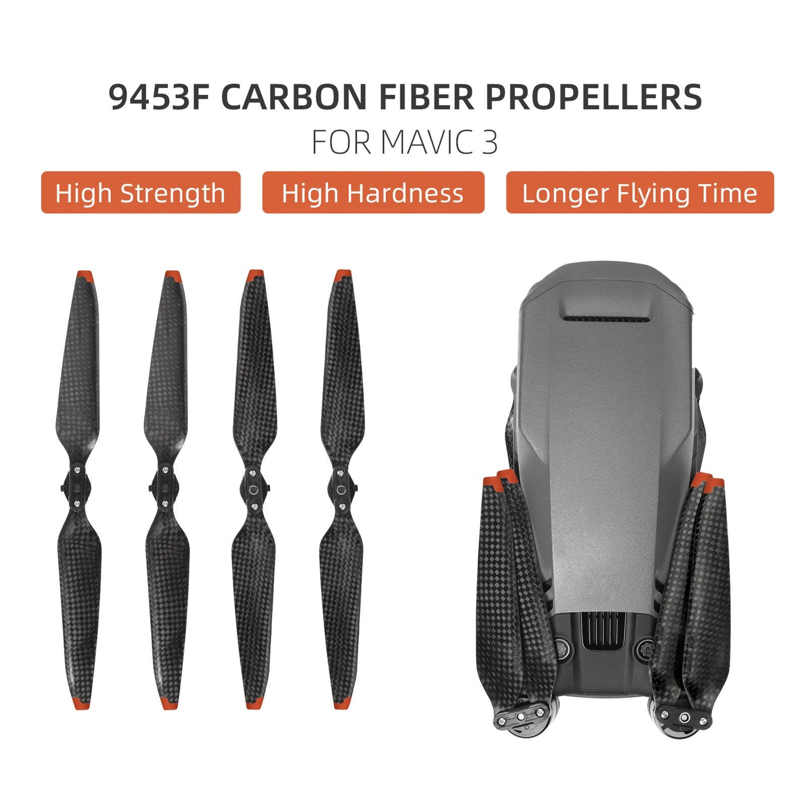 

Mavic 3 пропеллер 9453 карбоновое волокно БЫСТРОРАЗЪЕМНАЯ Складная Замена Пропеллер для DJI Mavic3 Fly More Cine Премиум комбо аксессуары
