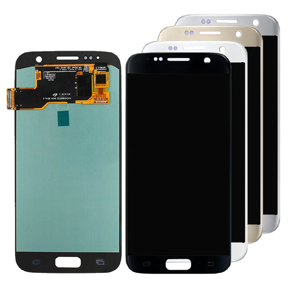 ЖК-дисплей для Samsung S7 G930 G930F сенсорная панель дигитайзер в сборе SAMSUNG запасная