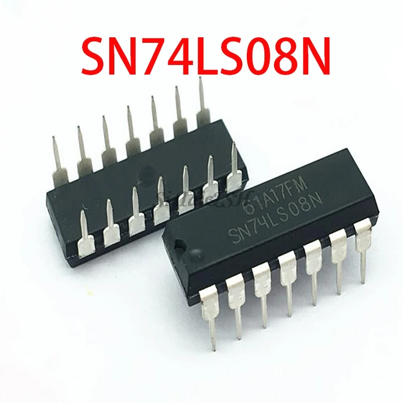 Новые и оригинальные микросхемы 10 шт. SN74LS08N DIP14 SN74LS08 DIP 74LS08N 74LS08 HD74LS08P DIP-14 |
