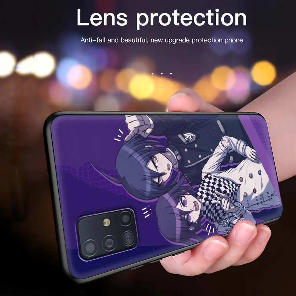 

Anime Danganronpa Case For Samsung Galaxy A51 A71 A21s A31 M31 A12 A41 A11 A42 5G M51 M30s Casos Black Soft Phone Fundas