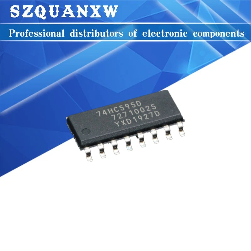10 шт., 74HC595D, SOP16, 74HC595, SOP, SN74HC595DR, 74HC594D, 74HC594, 74HC390D, 74HC390, 74HC257D, 74HC257, 74HC253D, 74HC253, 74HC238D