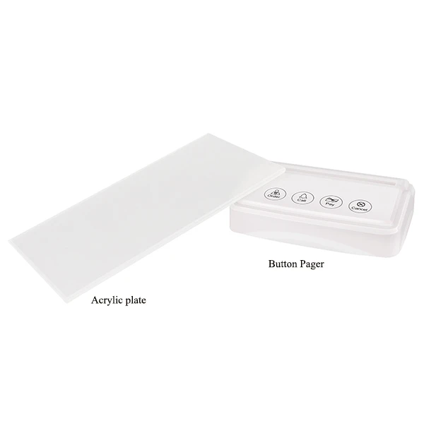 4-button сенсорный пресс беспроводной вызов кнопка Настольного абонент с меню карты