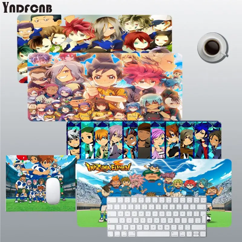 

YNDFCNB E-sports games Inazuma Eleven Computer Gaming mousepad Size for Small Mousepad mouse pad Keyboard Deak Mat for Cs Go LOL