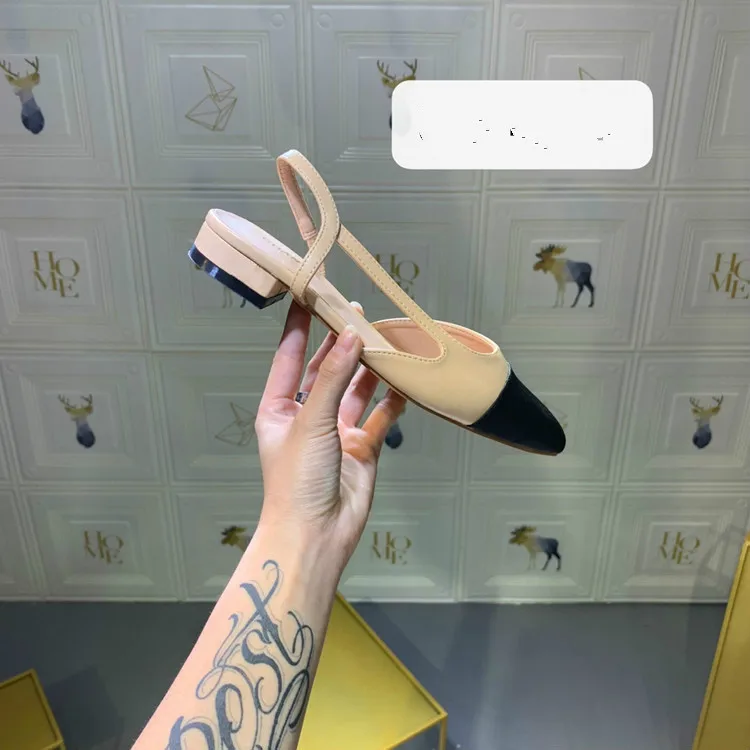 2019 г. новые модные разноцветные женские босоножки Обувь на блочном каблуке