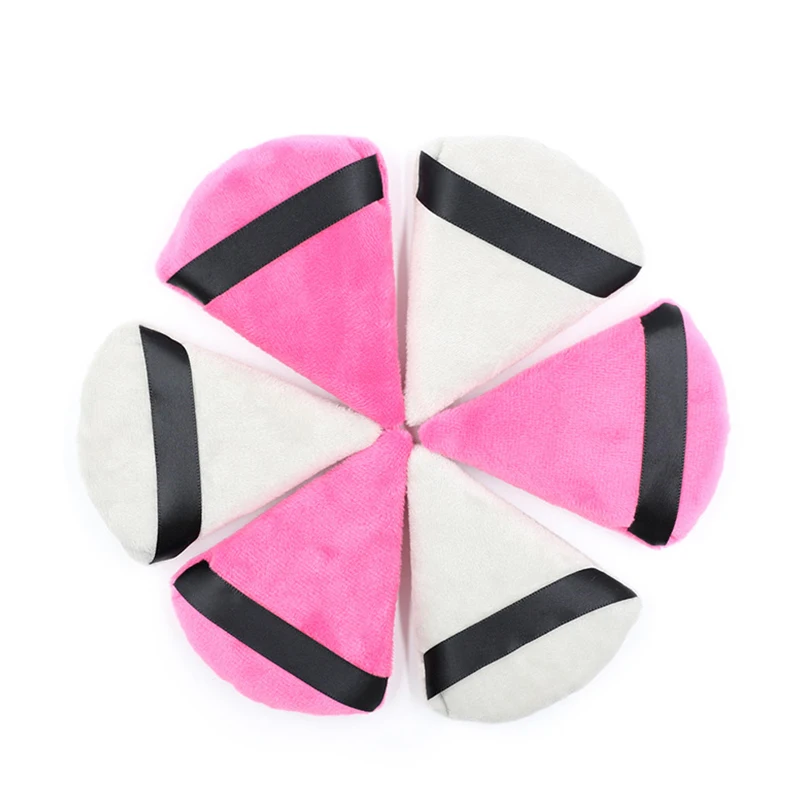 2 шт./компл. треугольная бархатная пудра косметическая пуховка красота губка