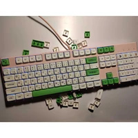 137 key mechanical keyboard japanese english keycaps diy pbt sublimation xda height avocado keycap
