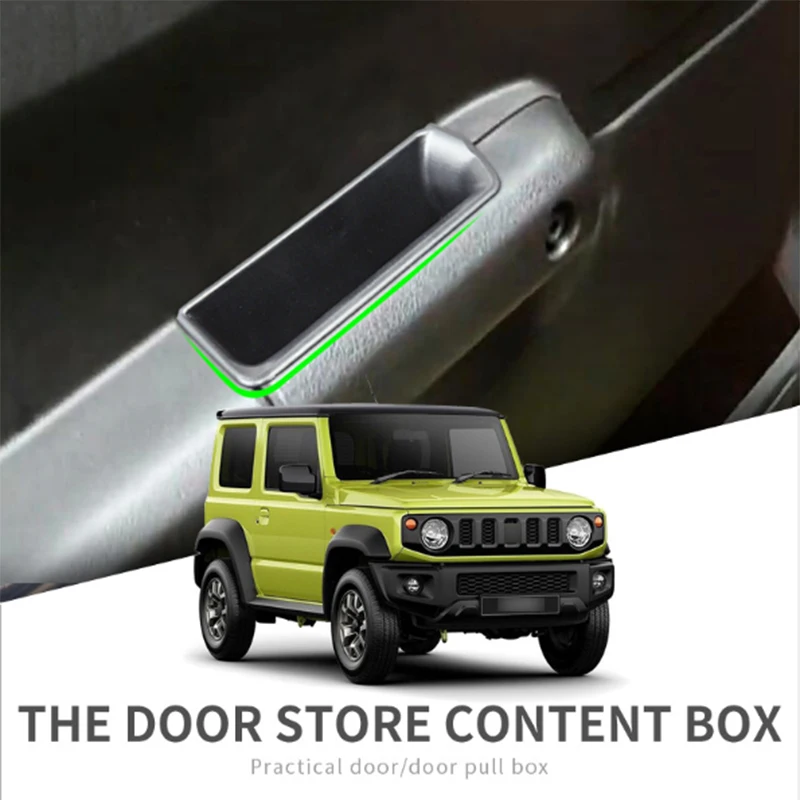 Для Suzuki Jimny 2019 2020 2 шт Автомобильный держатель ручки двери контейнер лоток коробка