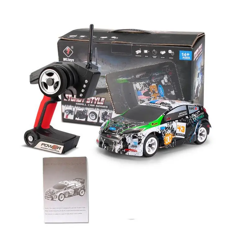 WLtoys K989 1:28 RC Автомобиль 2 4G 4WD матовый двигатель 30 км/ч высокая скорость RTR дрейф