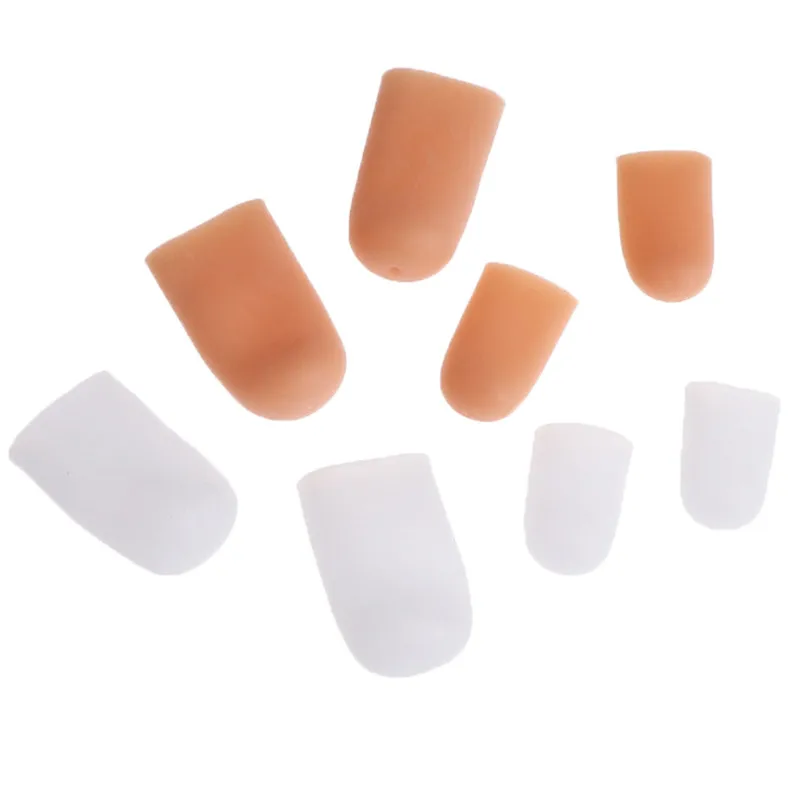 

2Pcs Silicone Gel Tubes Finger Little Toe Protector Pain Relief Cover Toe / Finger Separators Foot / Finger Care Tool