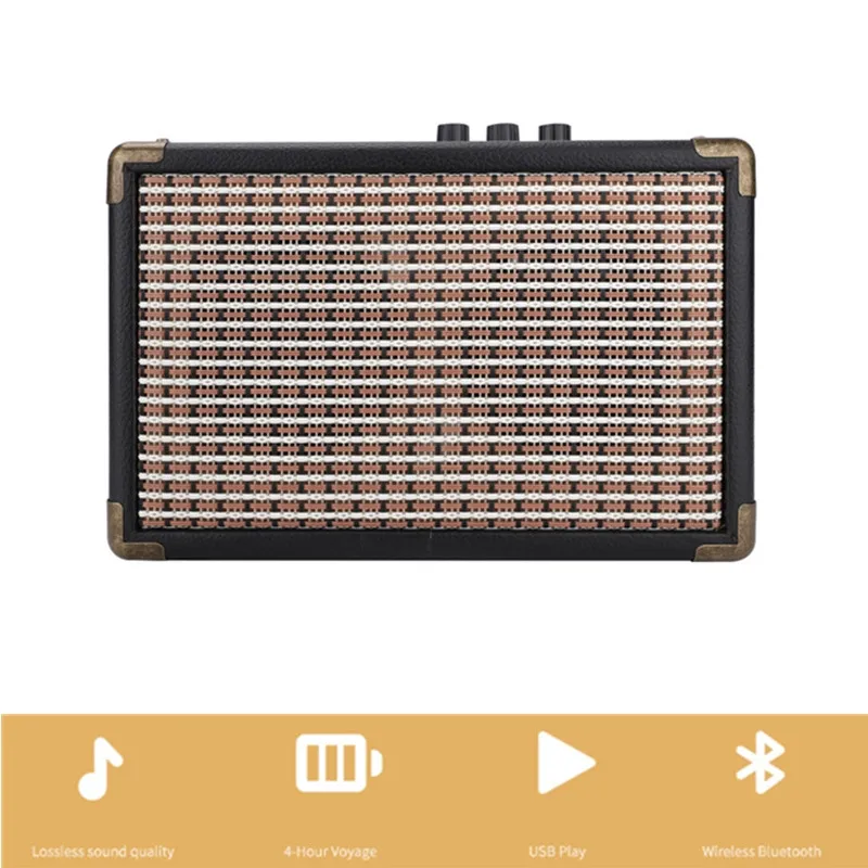 Bluetooth колонка винтажный Ретро гитарный усилитель 70 х годов премиальный дизайн из