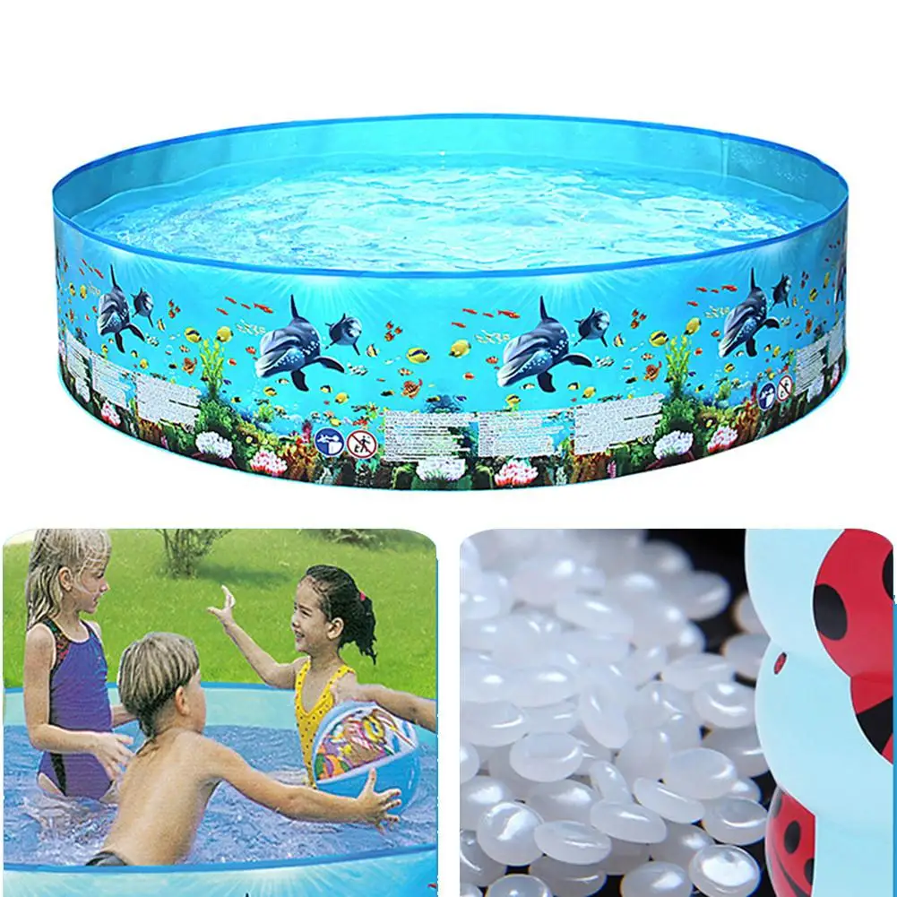 

Inflatable Swimming Pool Thickened Safe Baby Paddling Pool Toy With Repair Patch For Summer Water Fun
