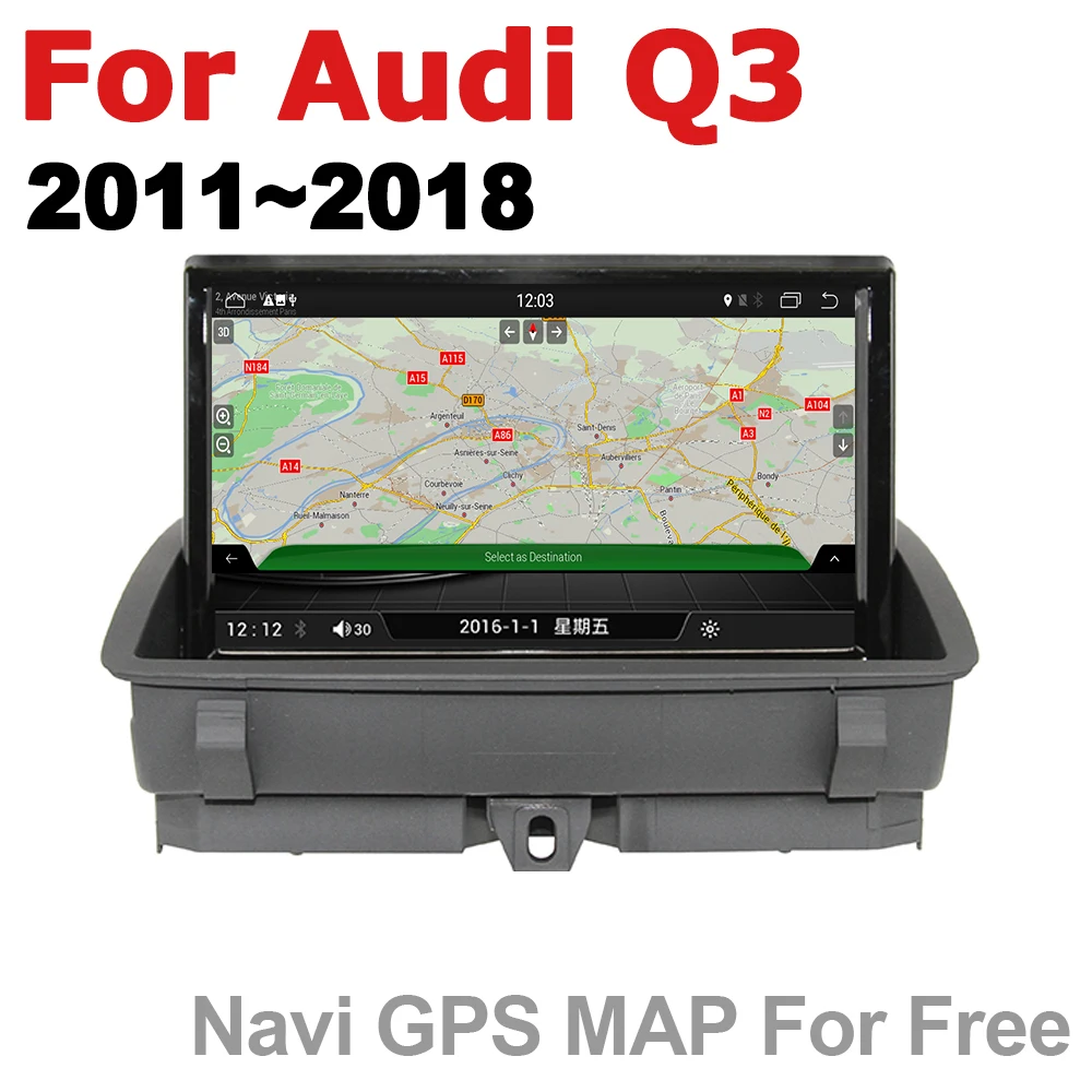 Автомобильный мультимедийный плеер Andrid 7 0 8 дюймов для Audi Q3 в 2011 ~ 2018 ММИ радио gps