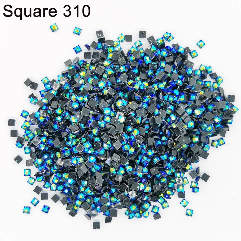 

New Sale AB Drills For DIY Diamond Painting Square Round Drills Diamond Embroidery Rhinestones Colorful Mosaic Shiny Stones