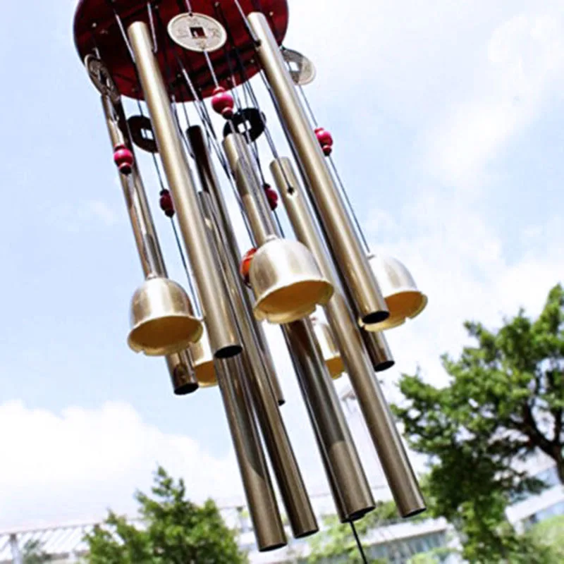 

Durable Practical Useful Wind Chime Metal Tubes Bells Ornament Outdoor/indoor Supply Yard Accessory Church Decoration