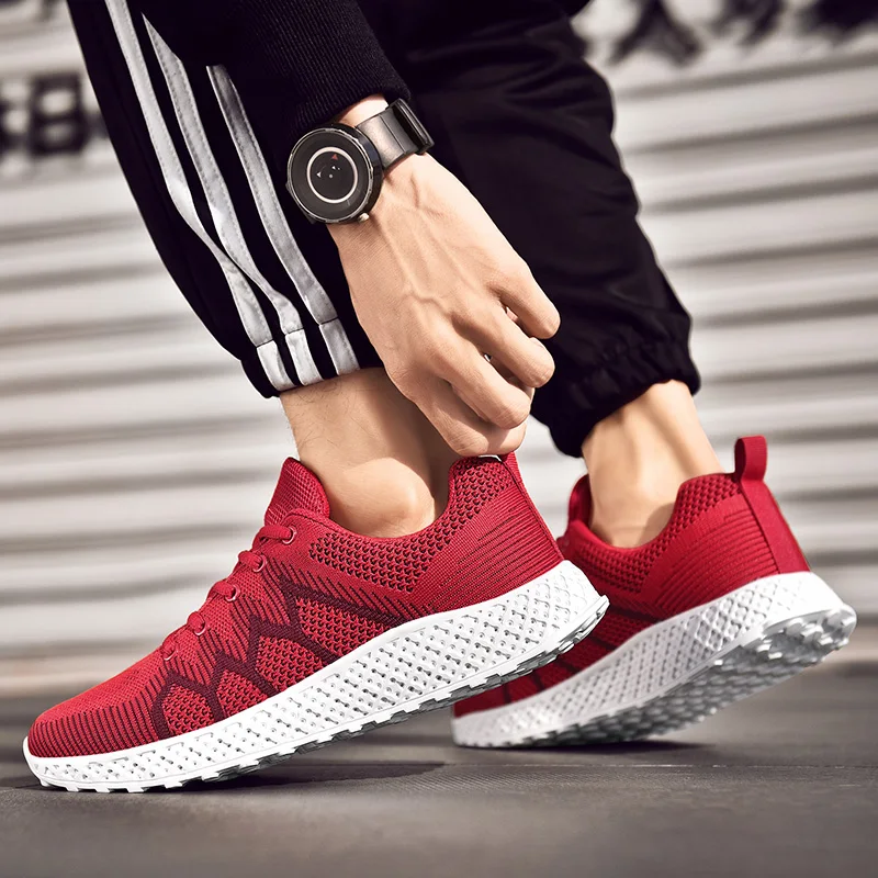 Мужские кроссовки для бега уличные дышащие с лезвием мужские Нескользящие