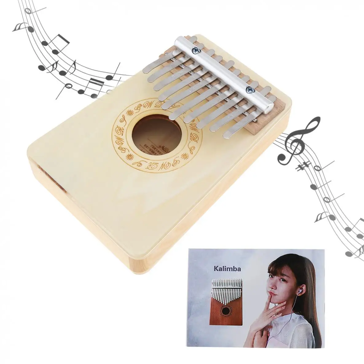 10 клавиш Kalimba Mbira большой палец фортепиано Высокое качество светильник в виде