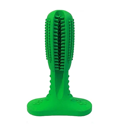 Green Зубная щетка для собак, игрушка для собак, Мятная жевательная игрушка для собак, игрушка для ухода за полостью рта, игрушка для чистки зубов, щетка для прорезывания зубов для собак - Цвет: Green