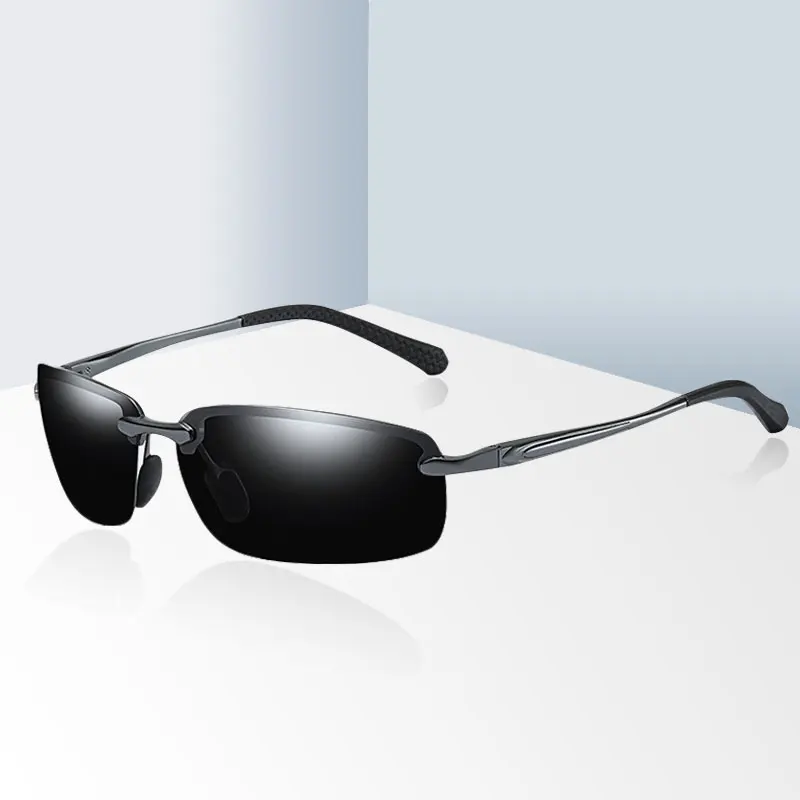 Модные солнцезащитные очки мужские Поляризованные алюминиевые магниевые