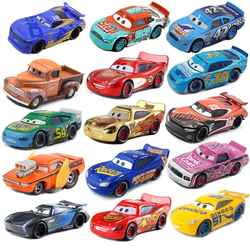 Модель литая автомобиля из металлического сплава 1:55 Disney Pixar Тачки 3 Молния