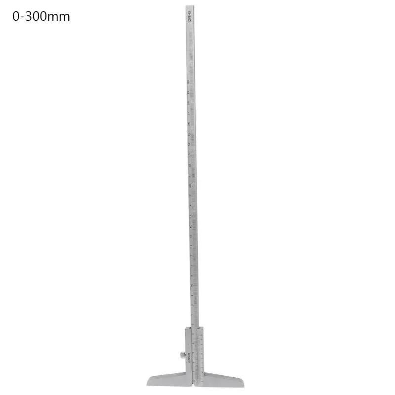 

1 Pcs 150mm 200mm 300mm Depth Vernier Caliper Stainless Steel Carpenter Carpentry Machinery Process Woodowrking Alignment Tools