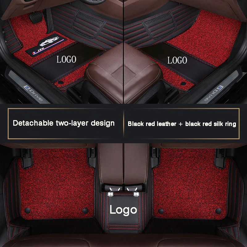 

HLFNTF высококачественный настраиваемый полноразмерный автомобильный напольный коврик для Alpina B3S 2008-2012 пылезащитный и водонепроницаемый интерьер автомобиля