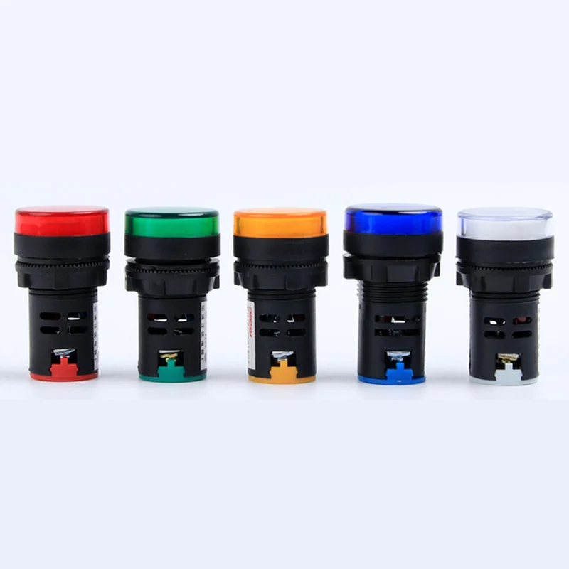 Индикатор 22 мм светодиодная лампа сигнальная индикатор питания 7GZ светильник