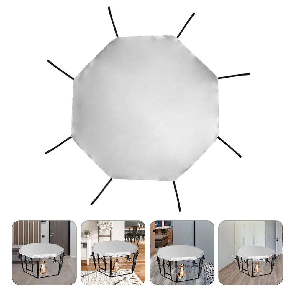 

Dog Cage Cover Pet Cage Rain Proof Cover Oxford Cloth Sun Screen Protector