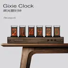 СВЕТОДИОДНЫЕ светящиеся цифровые часы, 6 бит, RGB, Nixie Tube, набор для самостоятельной сборки, электронные аксессуары, 5 В, микро-USB, подарочные часы Gixie