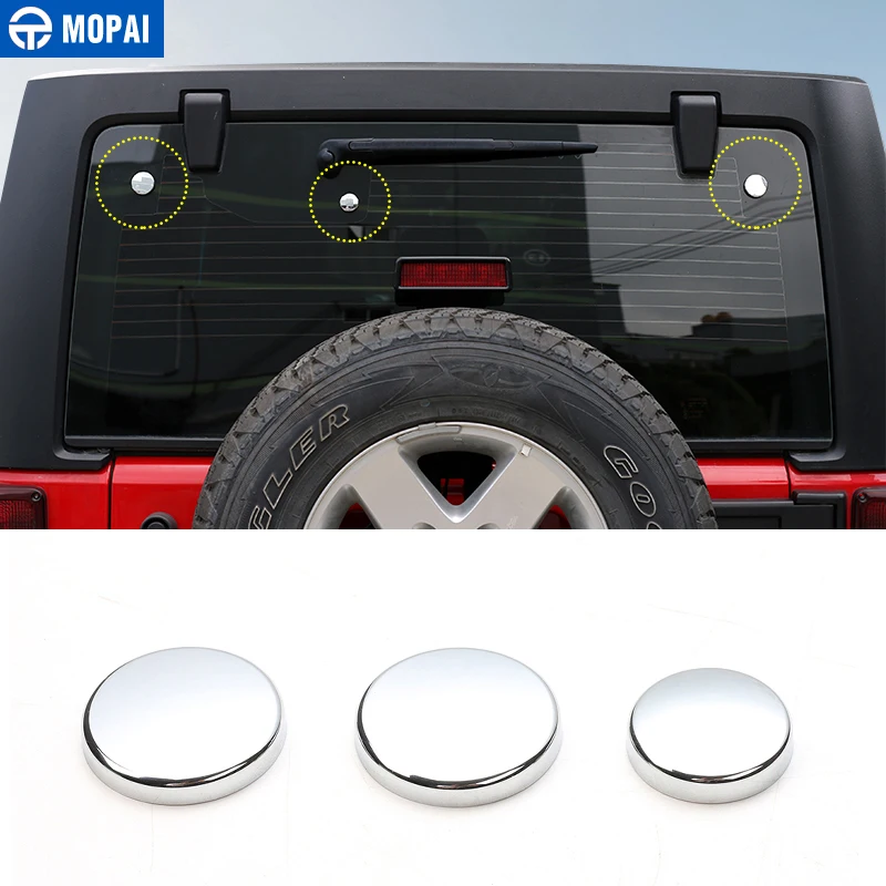 Наклейки MOPAI из АБС пластика для украшения наружной и задней двери стекла Jeep Wrangler