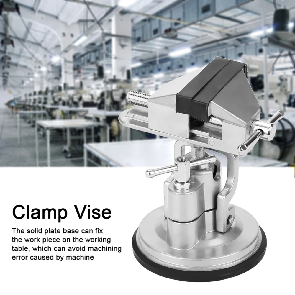 

Table Clamp Rotate Rotating Universal Adjustable Aluminum DIY Creation At Home Suitable For Precision Processing Rubber Vise