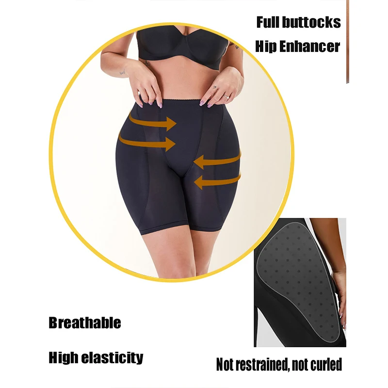 Women Butt Lifter Underwear Hip Ehancer Padded Panties Low Waist Shapewear Booty Buttoct Sponge Pads Fake Ass Body Shaper Corset