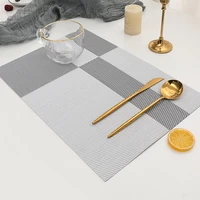 pvc nordic style oil water resistant non slip kitchen placemat coaster insulation pad dish coffee cup table mat home decor 51093