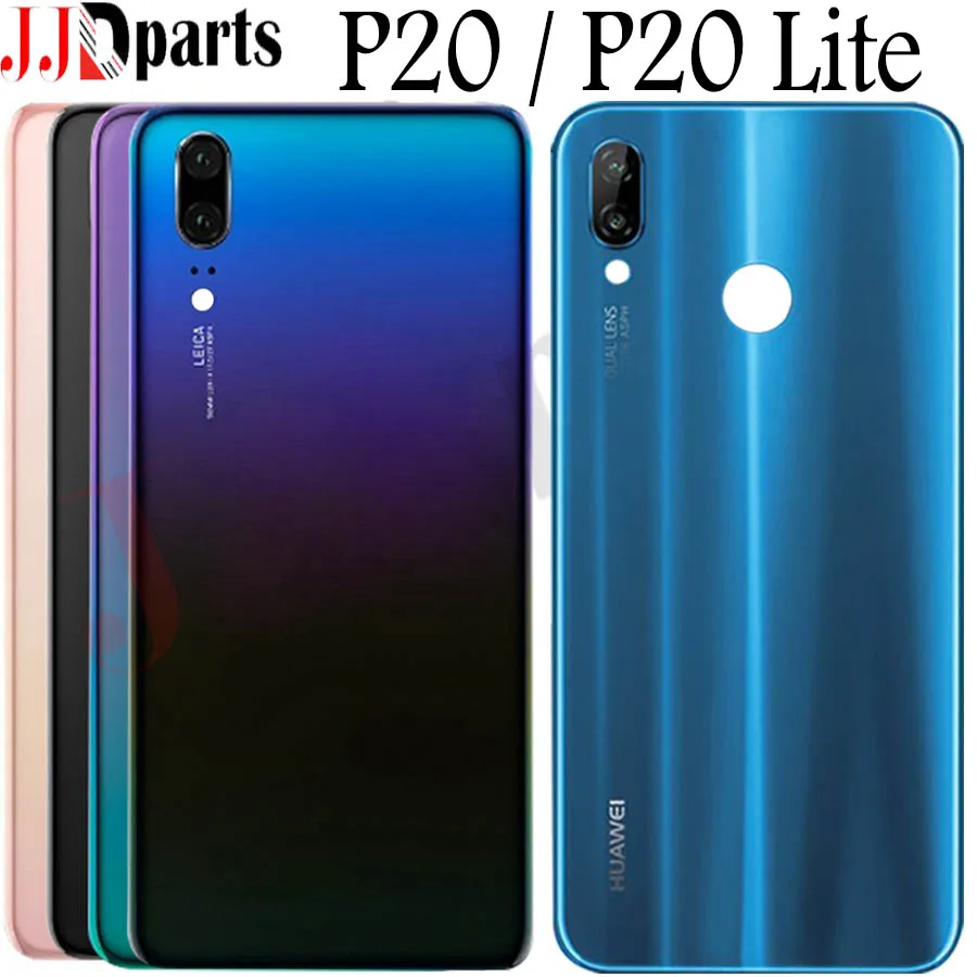 Чехол на заднюю дверь huawei p20 lite для задней панели huawei p20 lite Nova 3e, заднее стекло с крышкой для объектива камеры, замена p20 lite