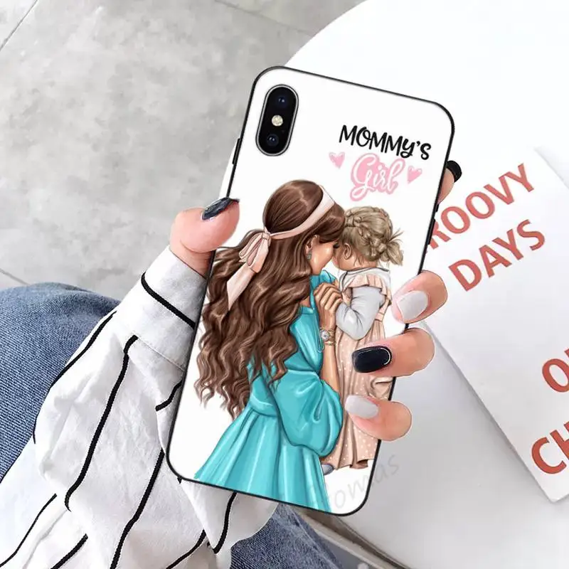 

Baby Mama Super Mom Girl free shipping Phone Case for iPhone 11 12 pro XS MAX 8 7 6 6S Plus X 5S SE 2020 XR