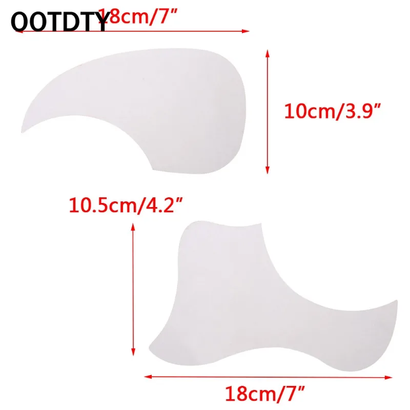 OOTDTY прозрачная народная Акустическая гитара накладка против царапин