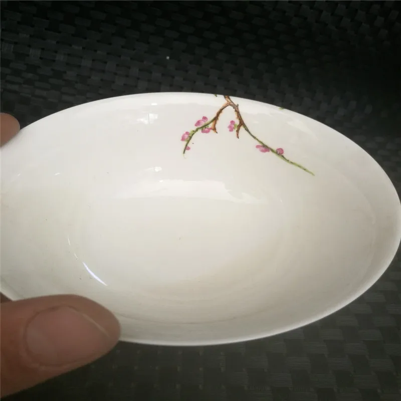 China Old Porcelain Pastel Bowl Plum Blossoms And Poems | Дом и сад