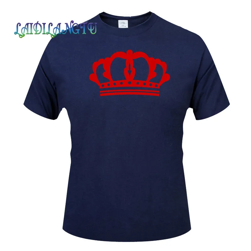 

Free Shipping King Crown Mens T Shirt Hip-Hop Men T-shirt Short sleeve O-Neck Fashion T shirt