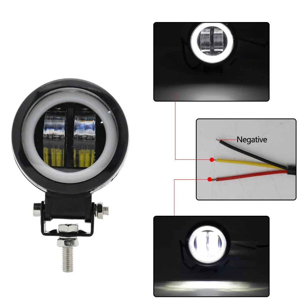 Противотуманная фара квадратная или круглая для автомобильных транспортных