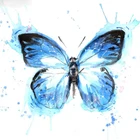 Новинка 2020, полностью квадратная дрель 5D, алмазная картина DIY, голубая бабочка, алмазная вышивка, мозаика, вышивка крестом, стразы, украшение
