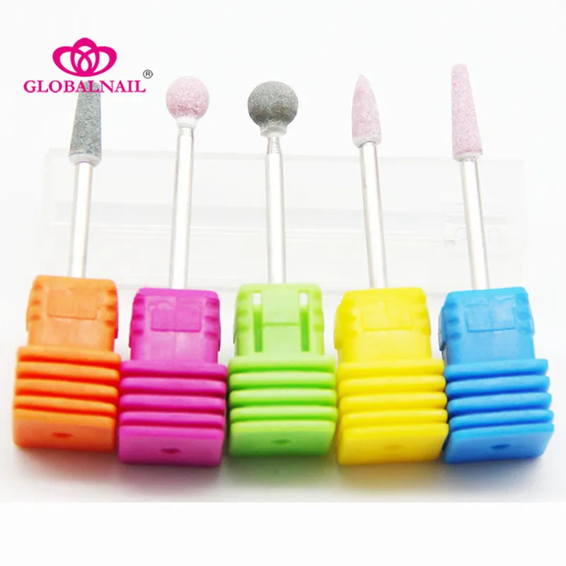 Nail Drill Beauty Manicure Corundum Bits Removal Cuticle Cleaner Tools | Красота и здоровье