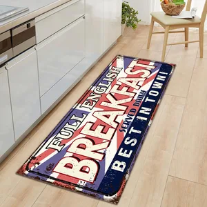 vintage kitchen carpet rugs wood grain floor mats non slip flannel door entrance mat for bedroom living room bathroom free global shipping