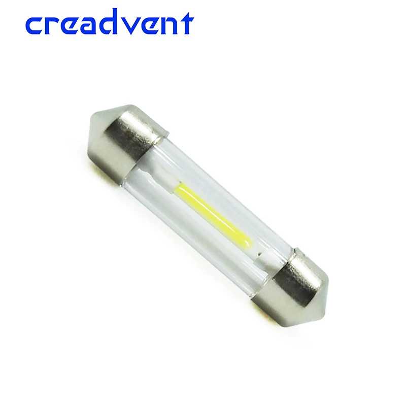 White Led C5W 36mm 39mm glass Car Interior light auto Festoon lamp vehicle Dome Reading door bulb 12V DC | Автомобили и мотоциклы
