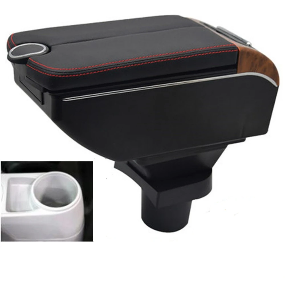 For Honda CR-Z CRZ Armrest Box Retrofit Parts Center Console Special Storage Space Car Elbow Rest with USB Cup Holder