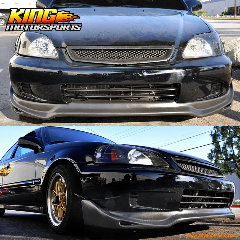 Подходит для 99 00 HONDA CIVIC JUN STYLE переднего бампера|front bumper lip|bumper lipfront |
