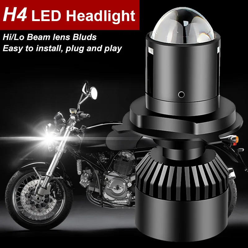 

1x H4 6800LM Motorcycle LED Headlight Bulbs 6000K Moto Lights For Ducati GT1000 Hypermotard 1100 EVO 796 939 MH900e Monster 1000