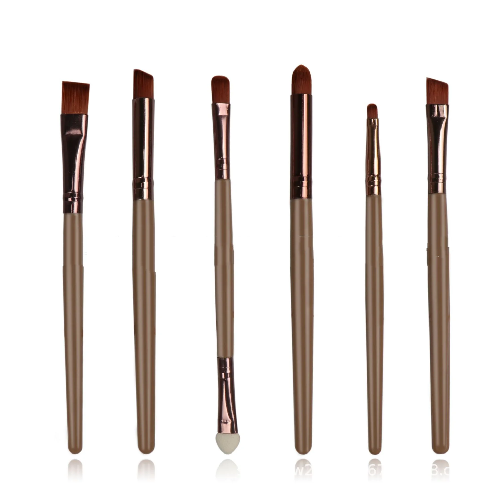 6 шт. супер мягкие кисти для теней набор кистей макияжа блендер глаз румяна бровей