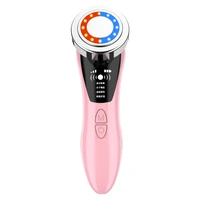 free shipping color light inductive therapeutical instrument warm facial massage cleaning blackhead remover